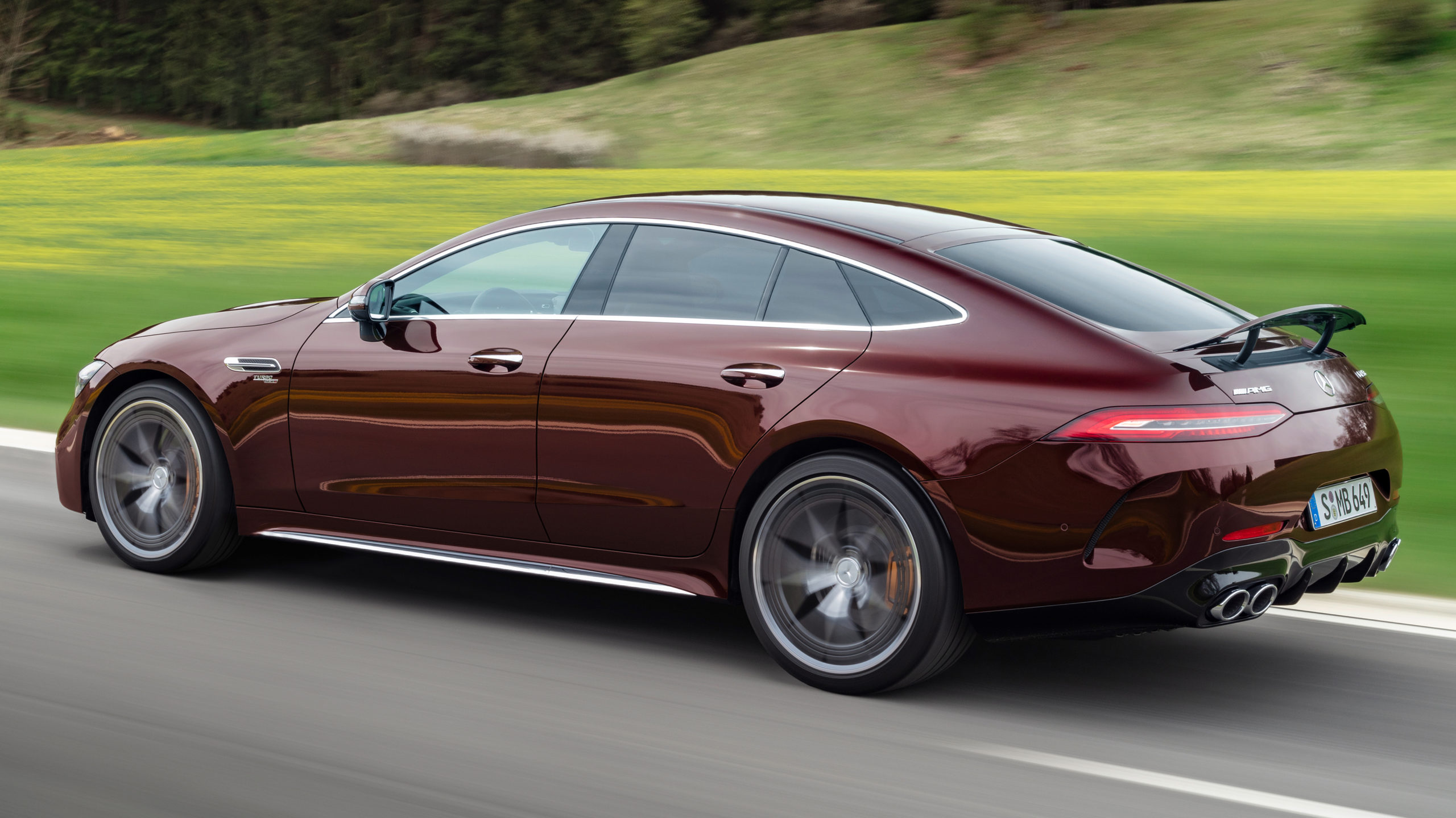 New MercedesAMG GT 53 4door facelift revealed hints at newlook 63