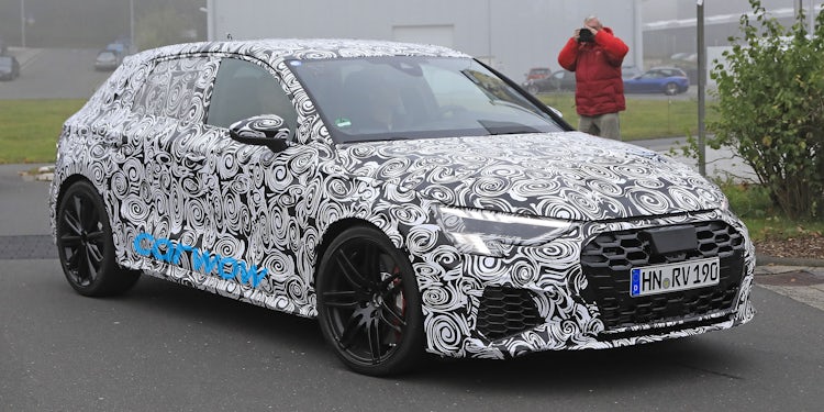 All New 2020 Audi Rs3 Sportback Spotted Testing Near The