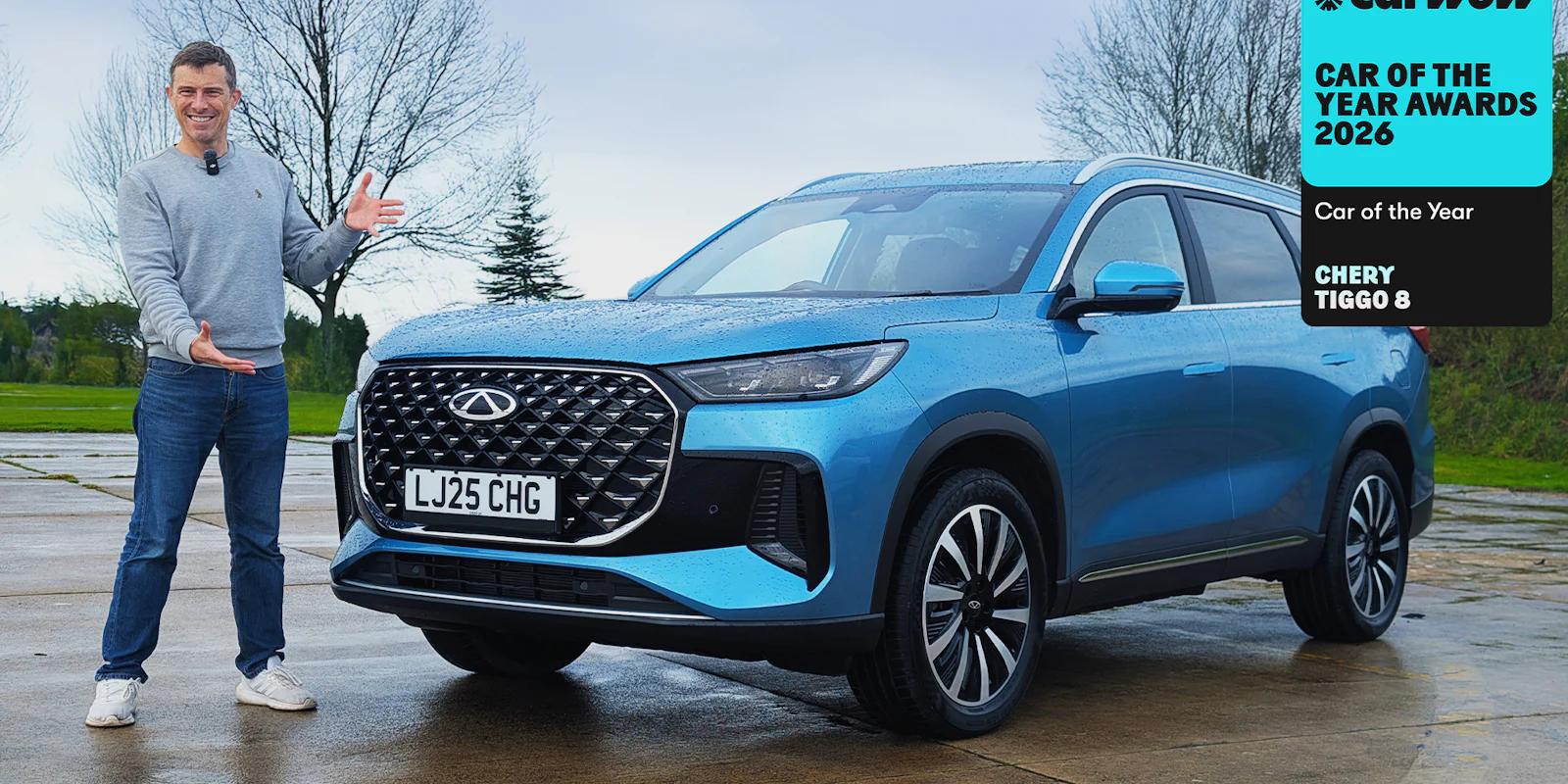 Chery Tiggo 8 wins Carwow Car of the Year 2026 | Carwow