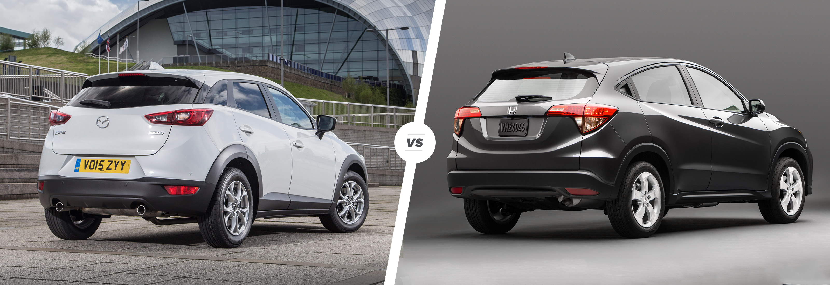 Mazda CX-3 vs Honda HR-V: crossover clash  carwow