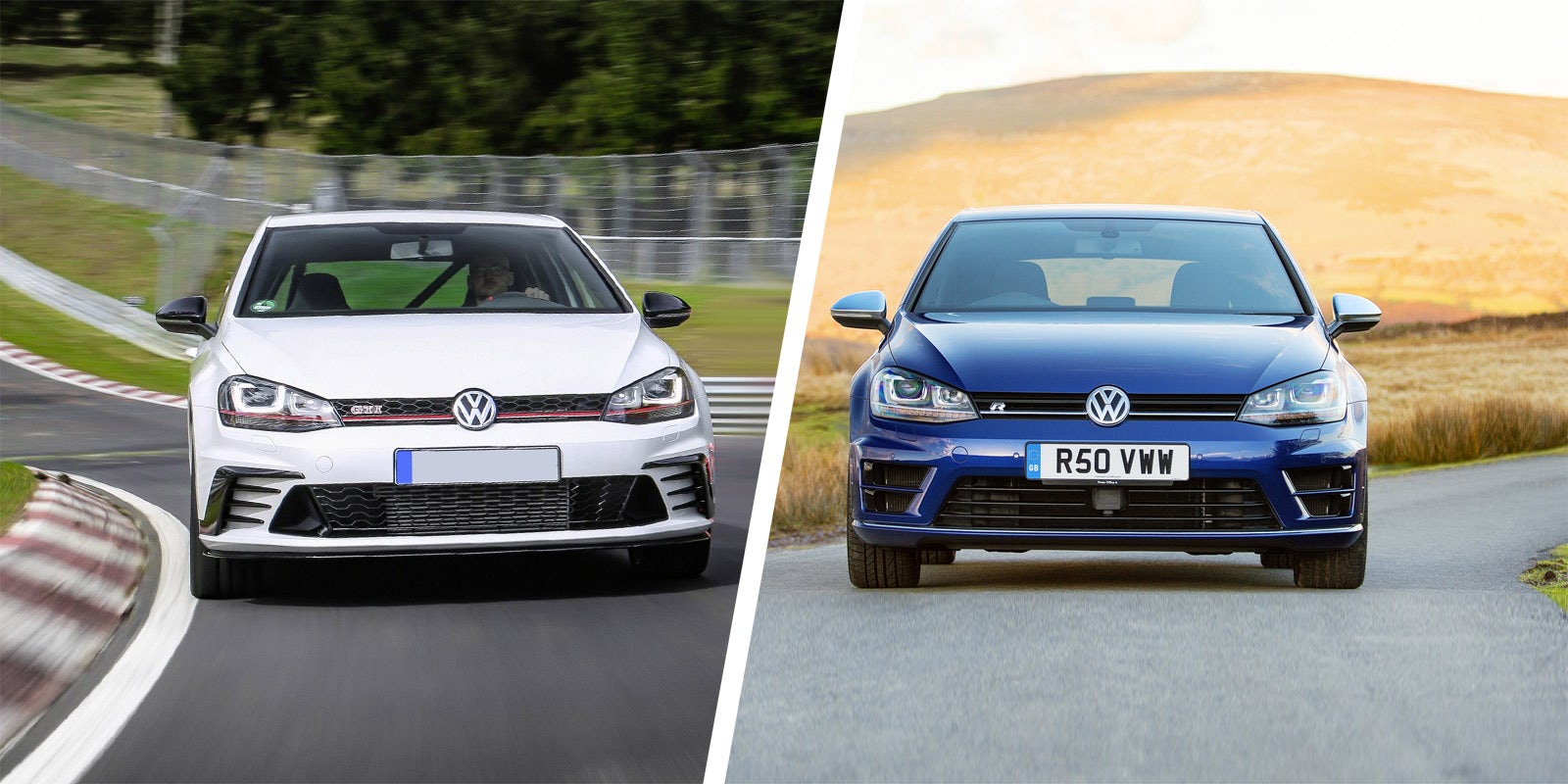 VW Golf GTI Clubsport S vs Golf R comparison