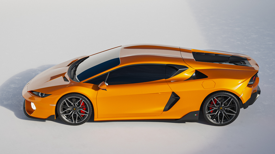 New Huracan replacement design rendered by carwow Carwow