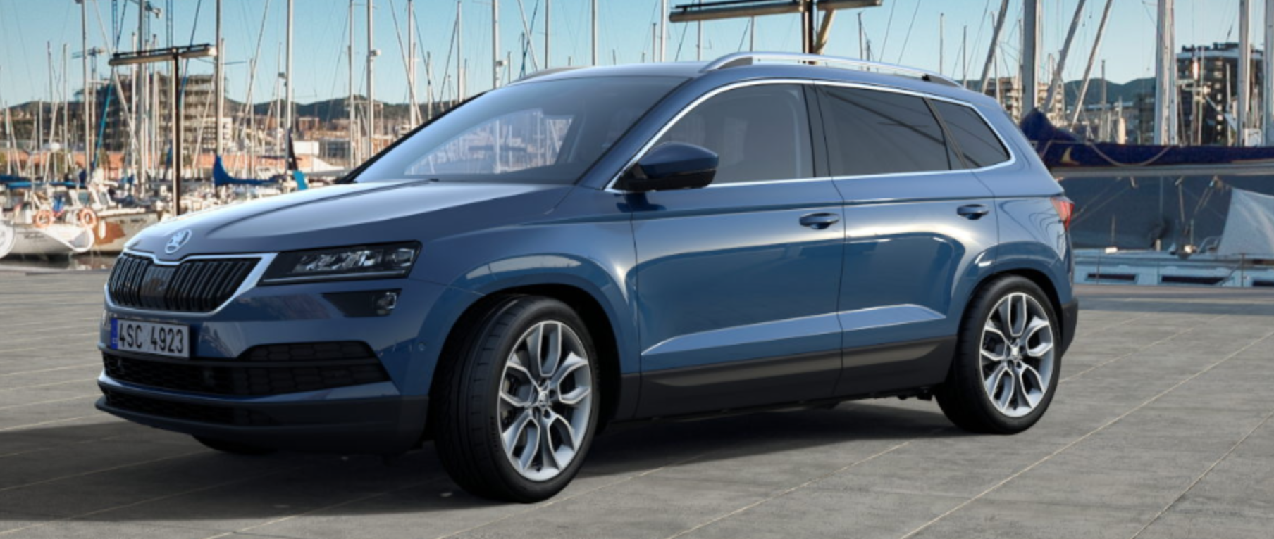 Skoda blue lava